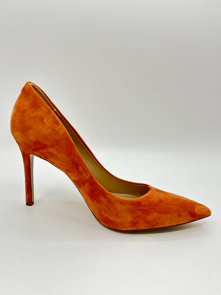 SAM EDELMAN Women Size 9.5 Burnt Orange Pumps