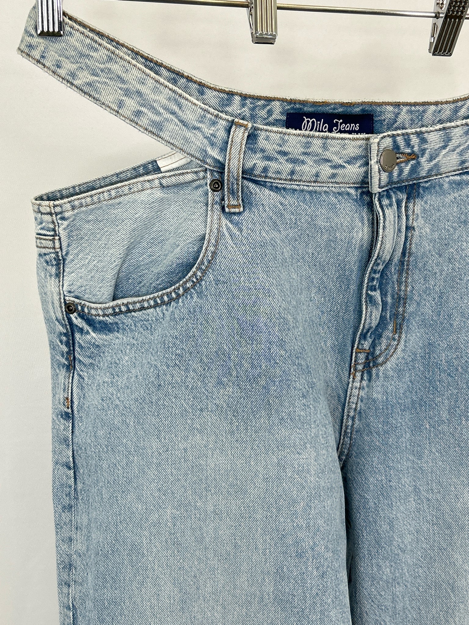 Mila Jeans Size 1 BLUE DENIM Women jeans
