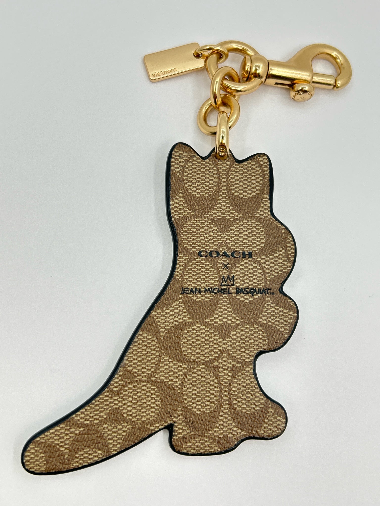 COACH BROWN & BLACK Bag Charm