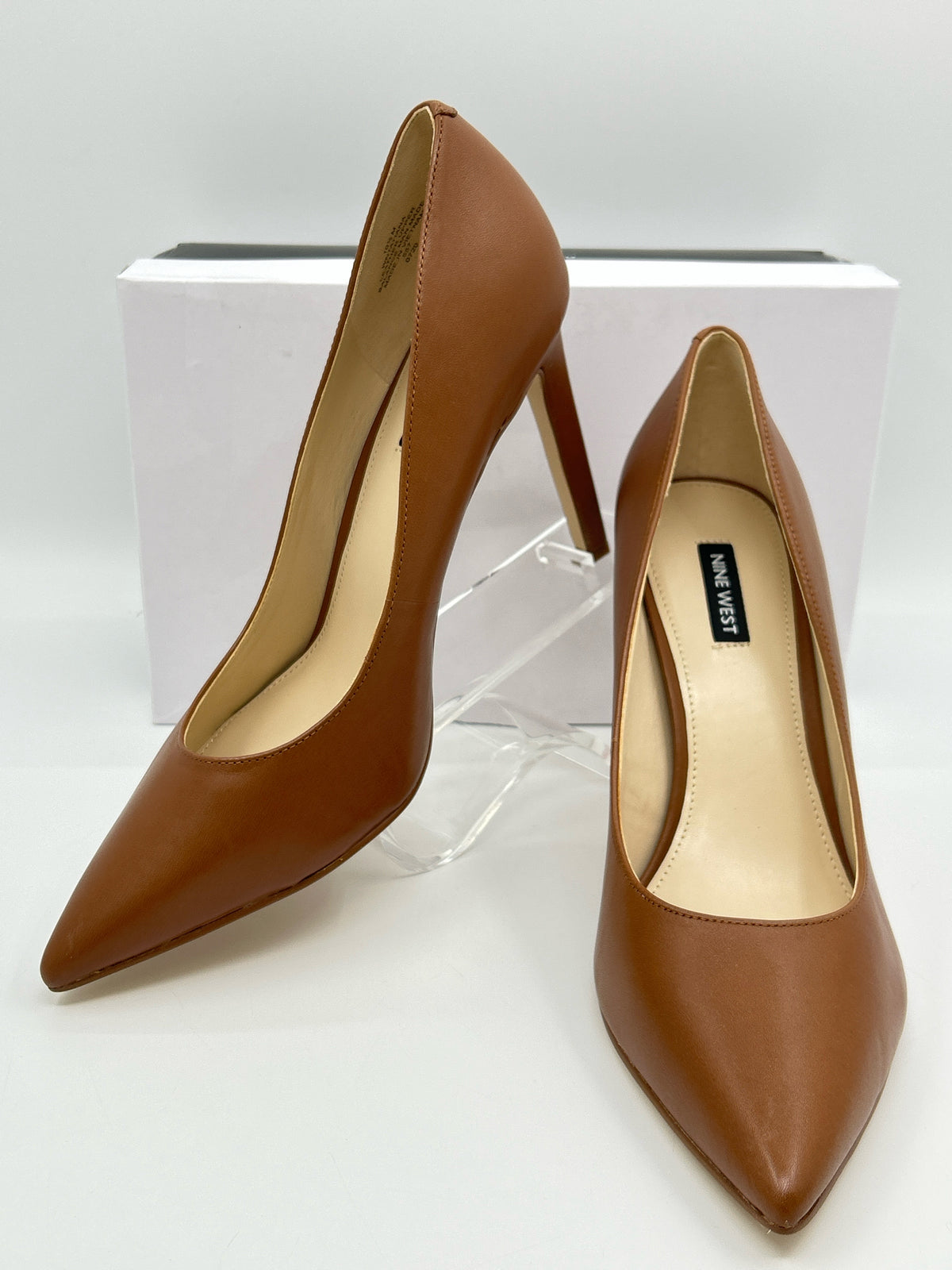 NINE WEST Size 10.5 Brown Women Pumps