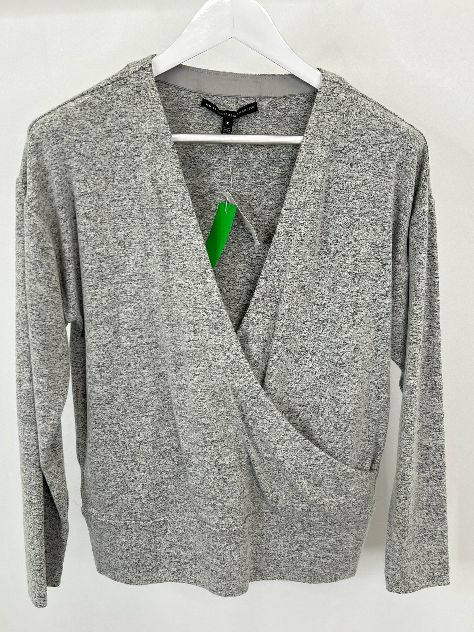 White House Black Market Size M Grey Women Sweater
