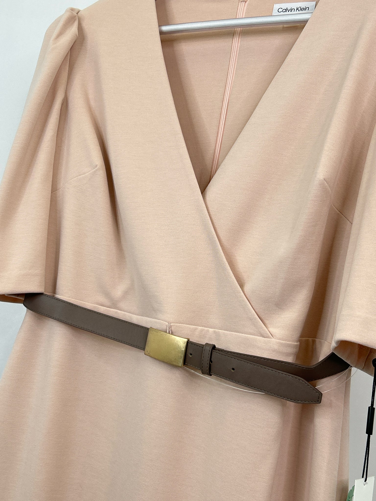 CALVIN KLEIN Size 16 BLUSH Women Dress