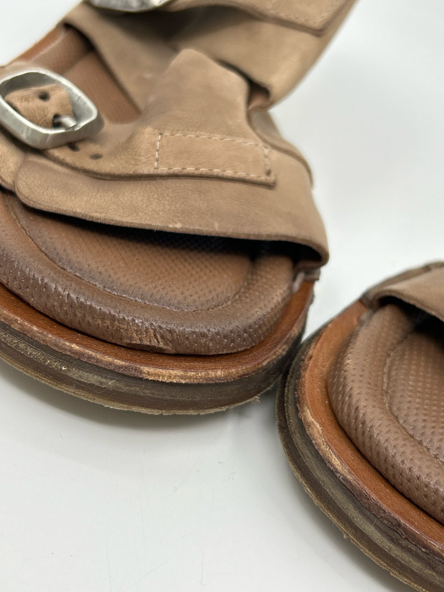A.S. 98 Size 40 Taupe Women Sandal