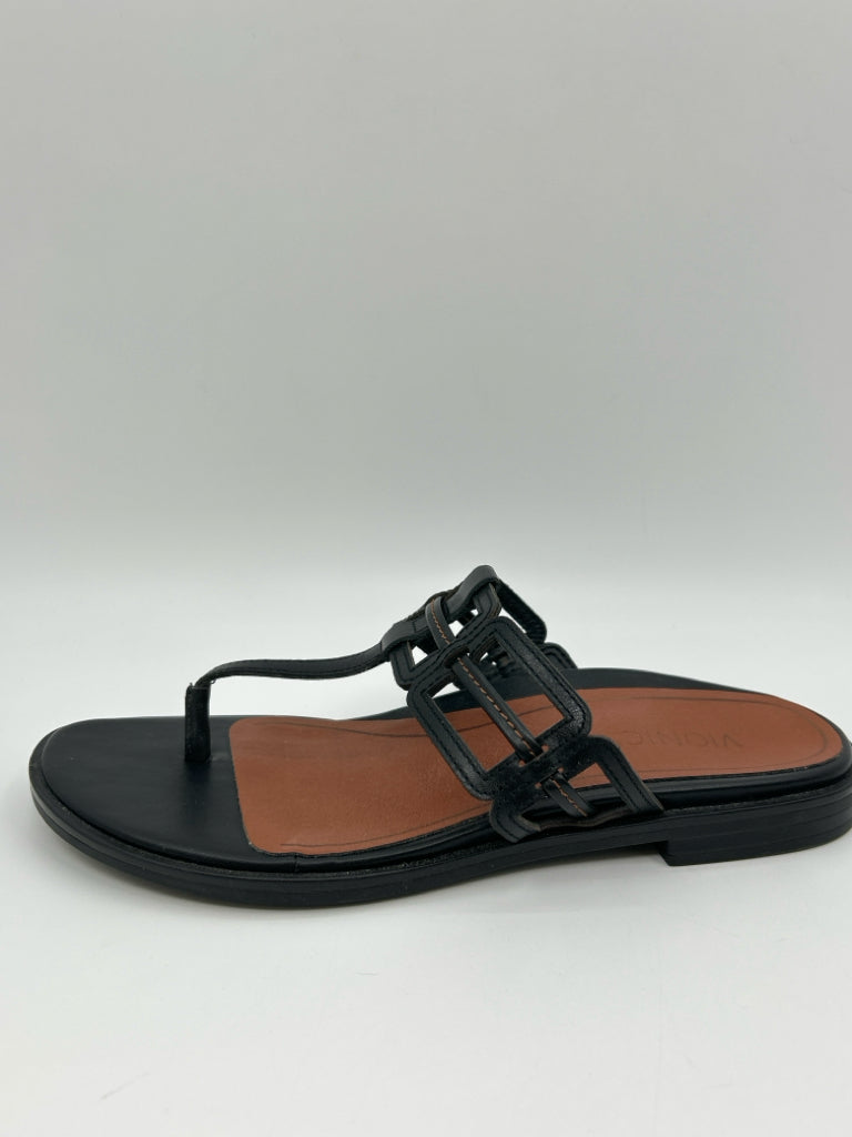 VIONIC Size 7 Black Women's Sandal