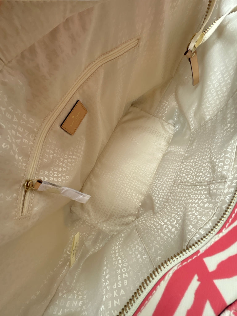 KATE SPADE PINK AND WHITE Women's Tote