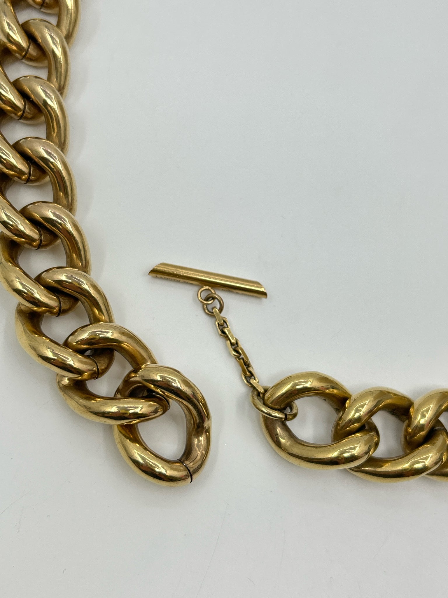 LANVIN Gold & Gunmetal Women's Necklace