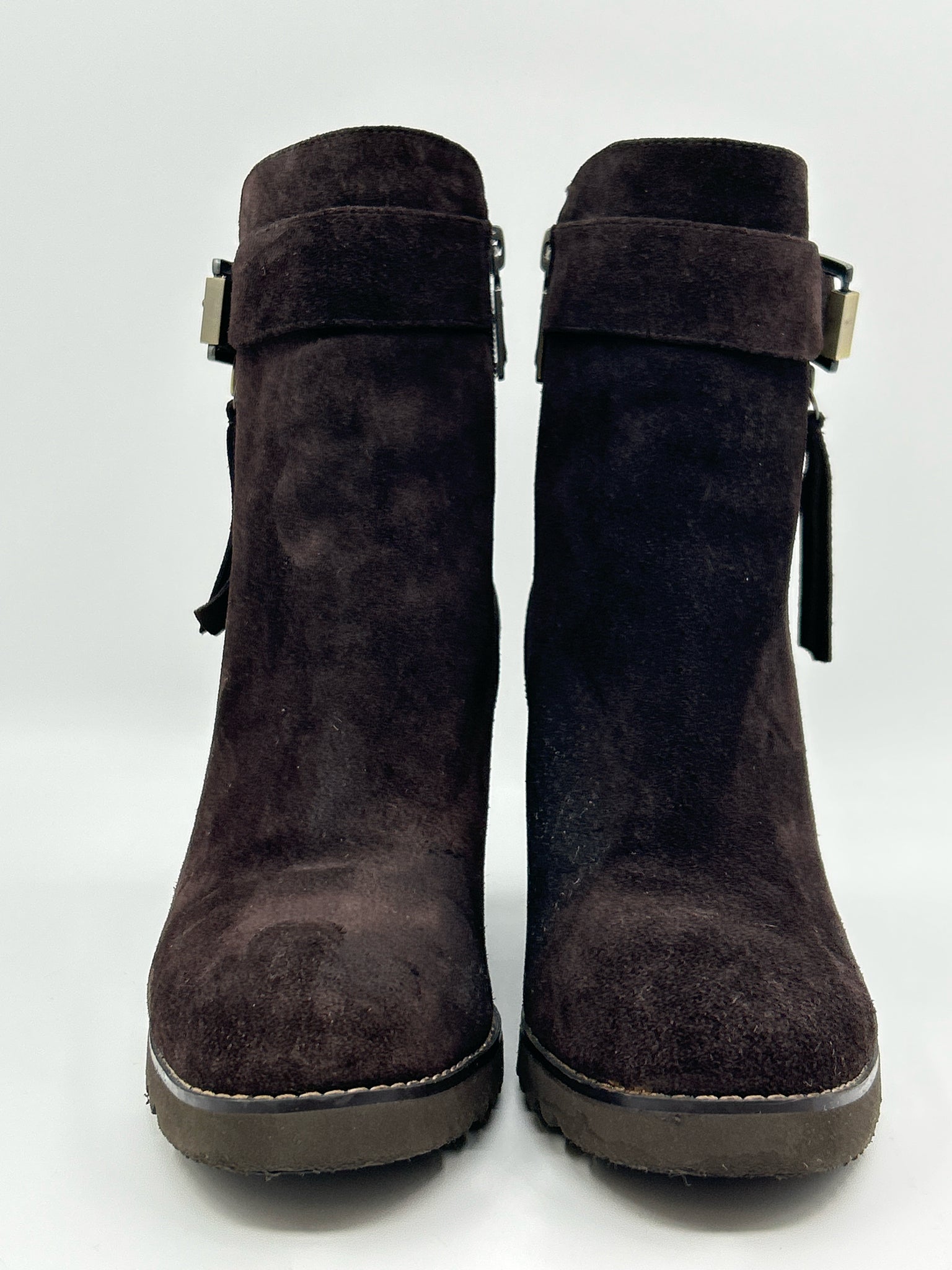 BLONDO Size 7.5M Brown Women Booties
