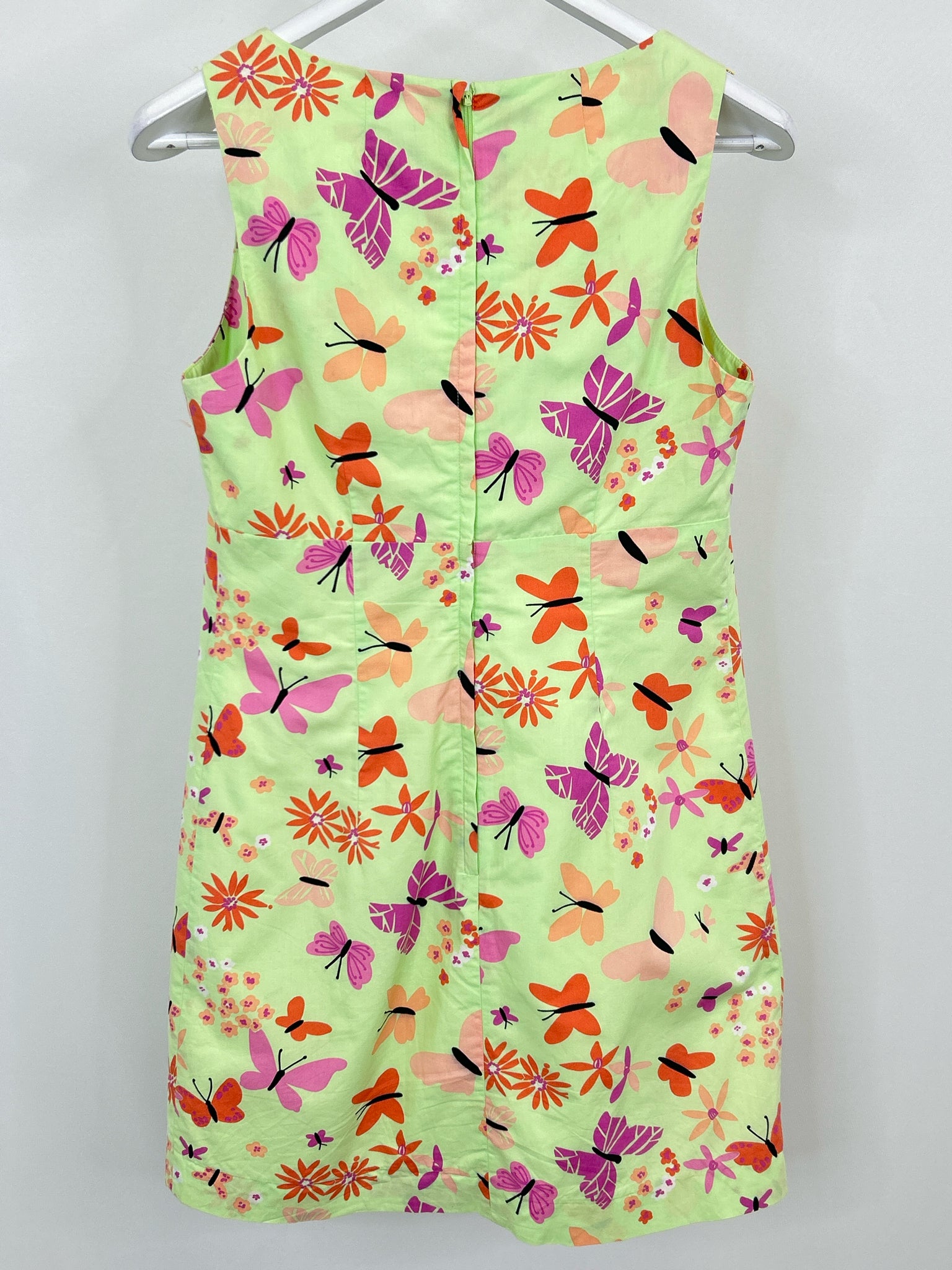LILLY PULITZER Size 10 Lime Green Print Women Dress