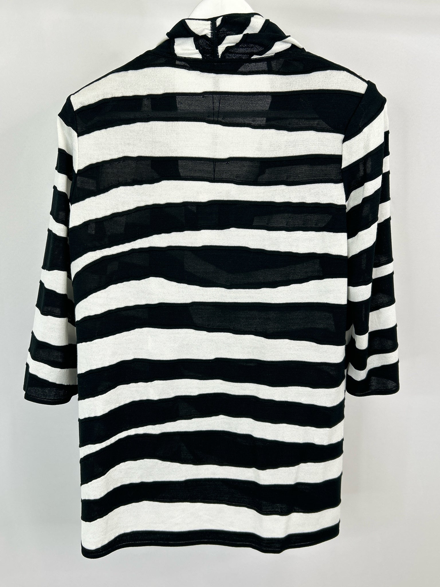 MING WANG Size M Black and White Women Jacket NWT
