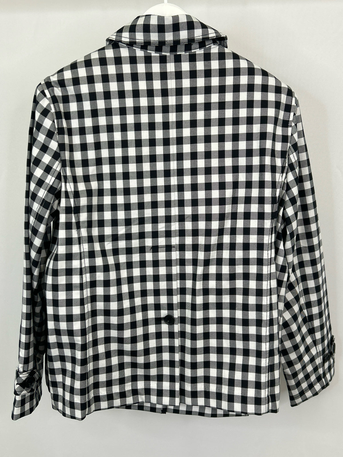 TALBOTS Size XL Black & White Women Blazer