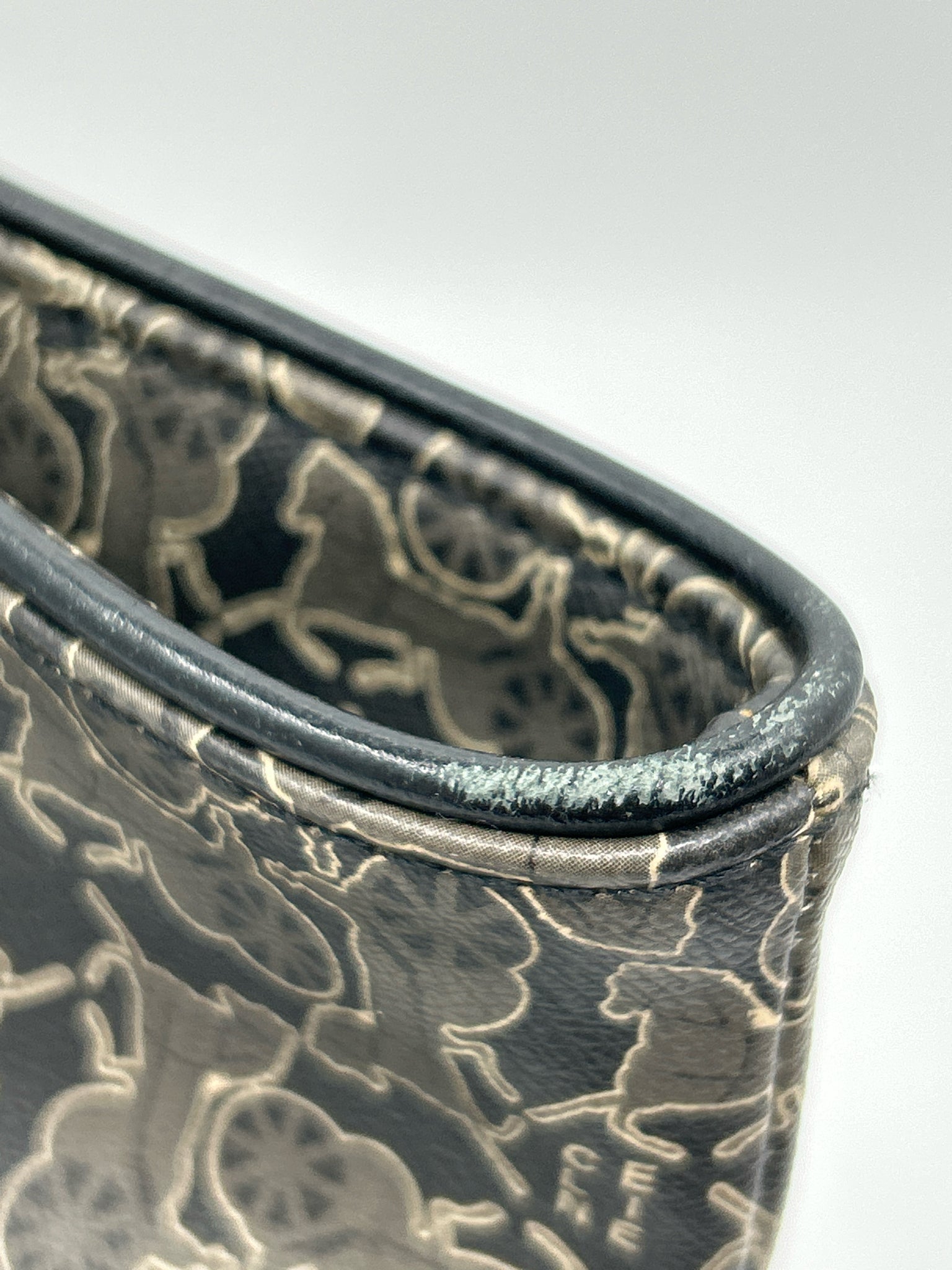 CELINE Black and Grey Women Purse Tote