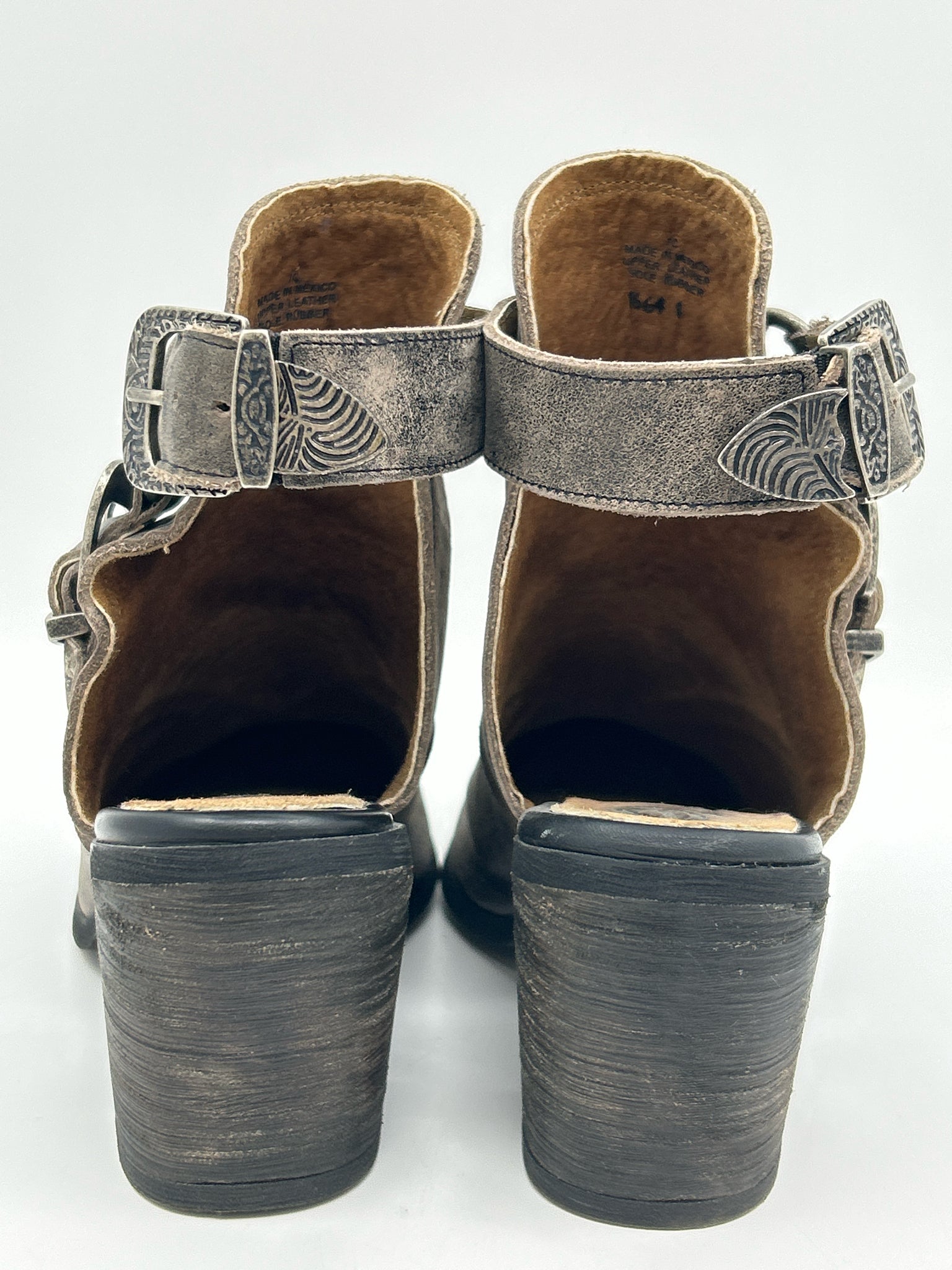 SBICCA Size 7 Charcoal Women Booties