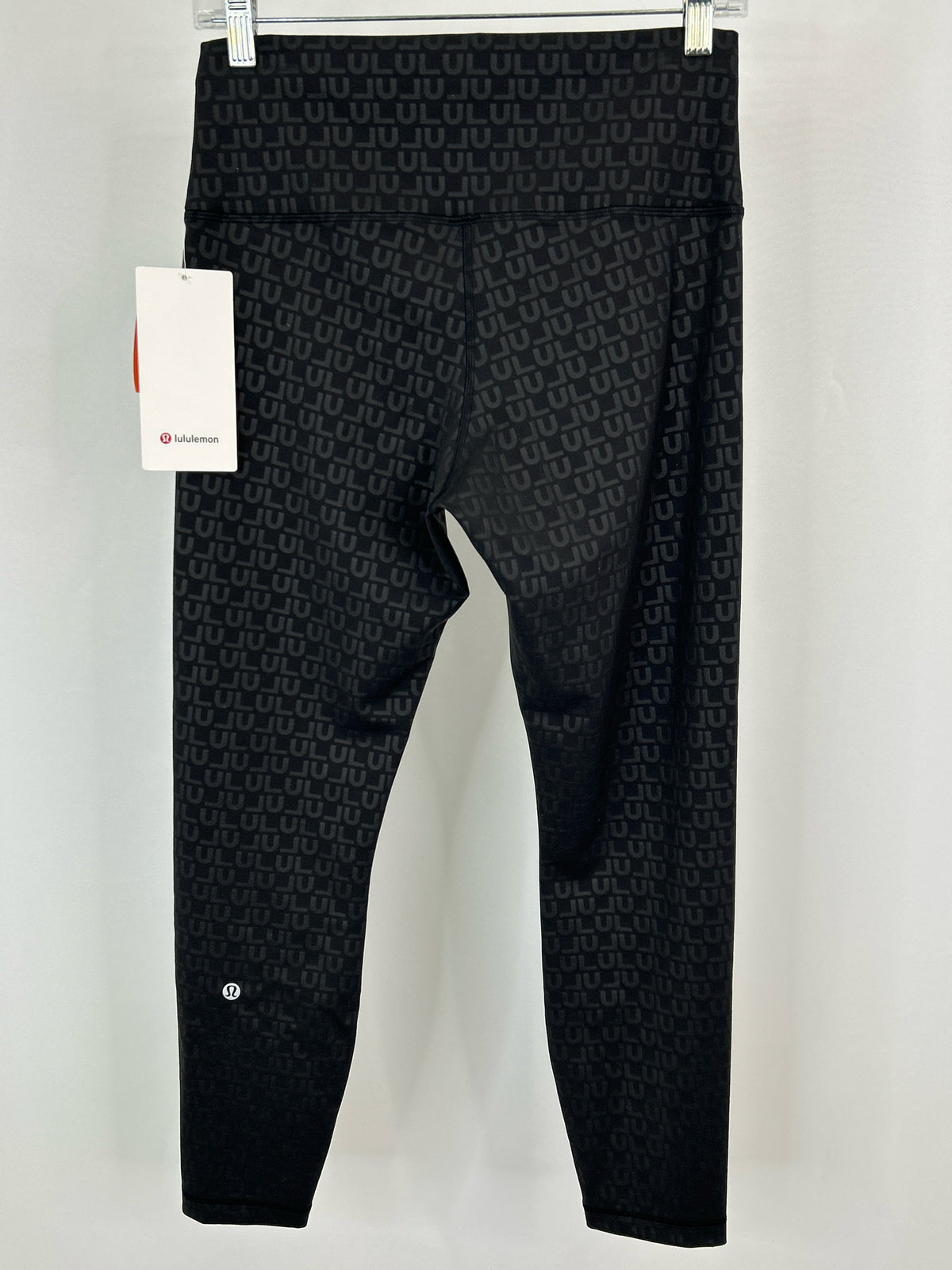 LULULEMON NWT Size 10 Black Print Women Workout Leggings
