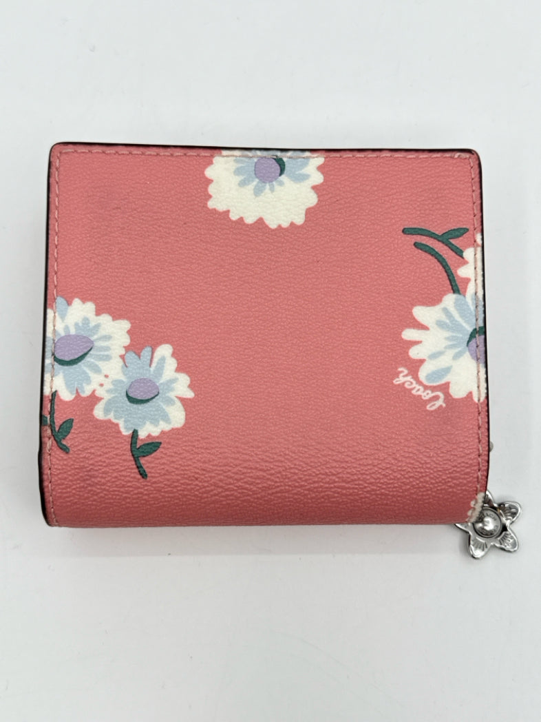 COACH Pink floral Wallet