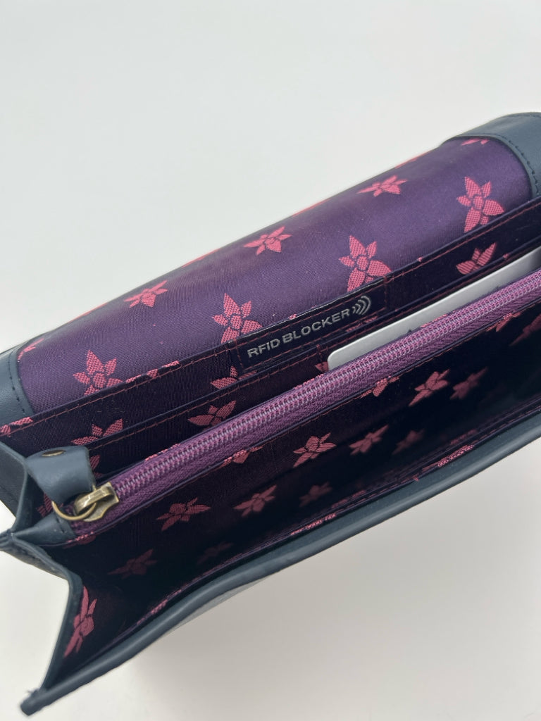 ANUSCHKA Blue Women's Wallet