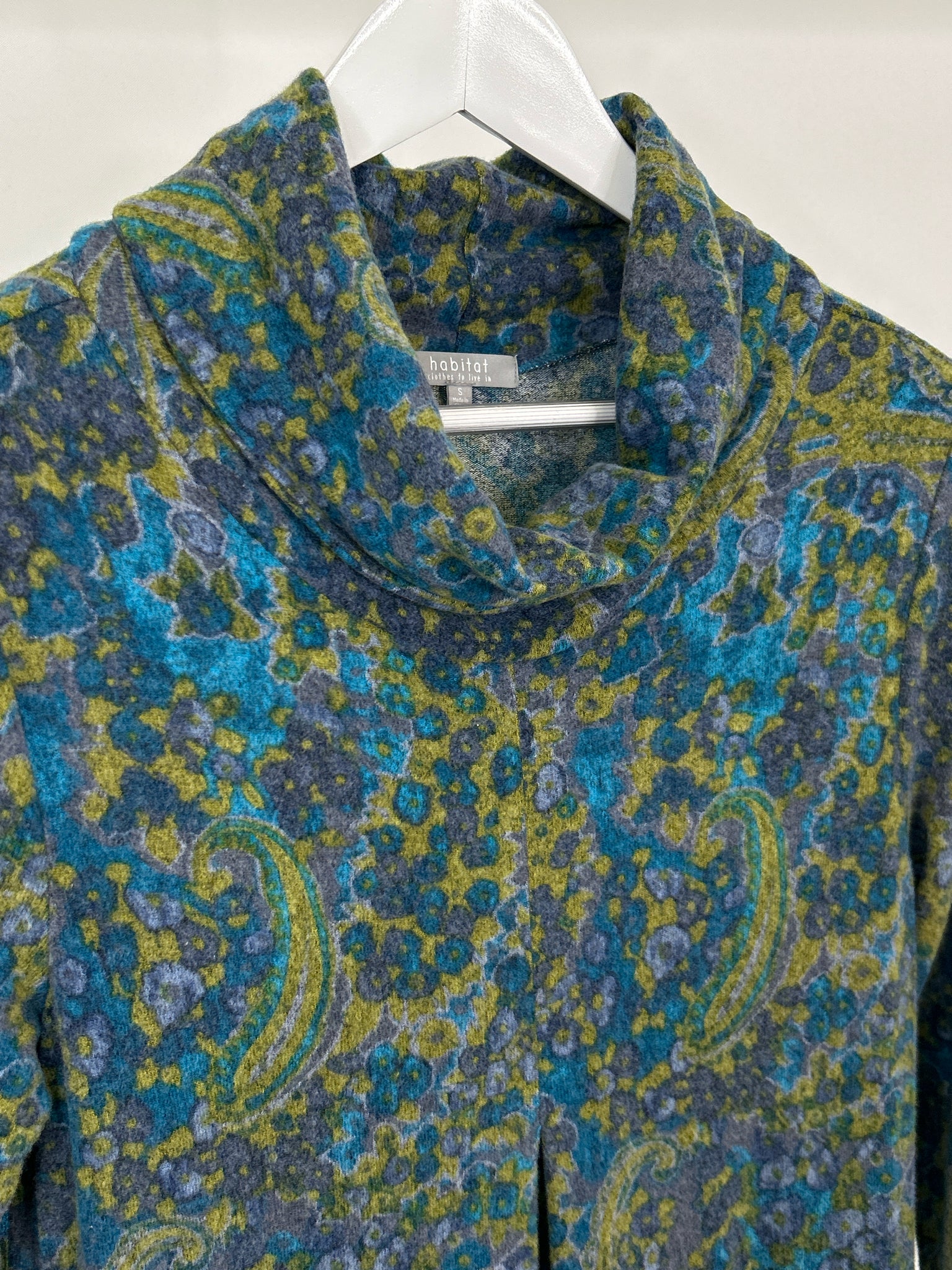 HABITAT Size S Blue Print Women Dress