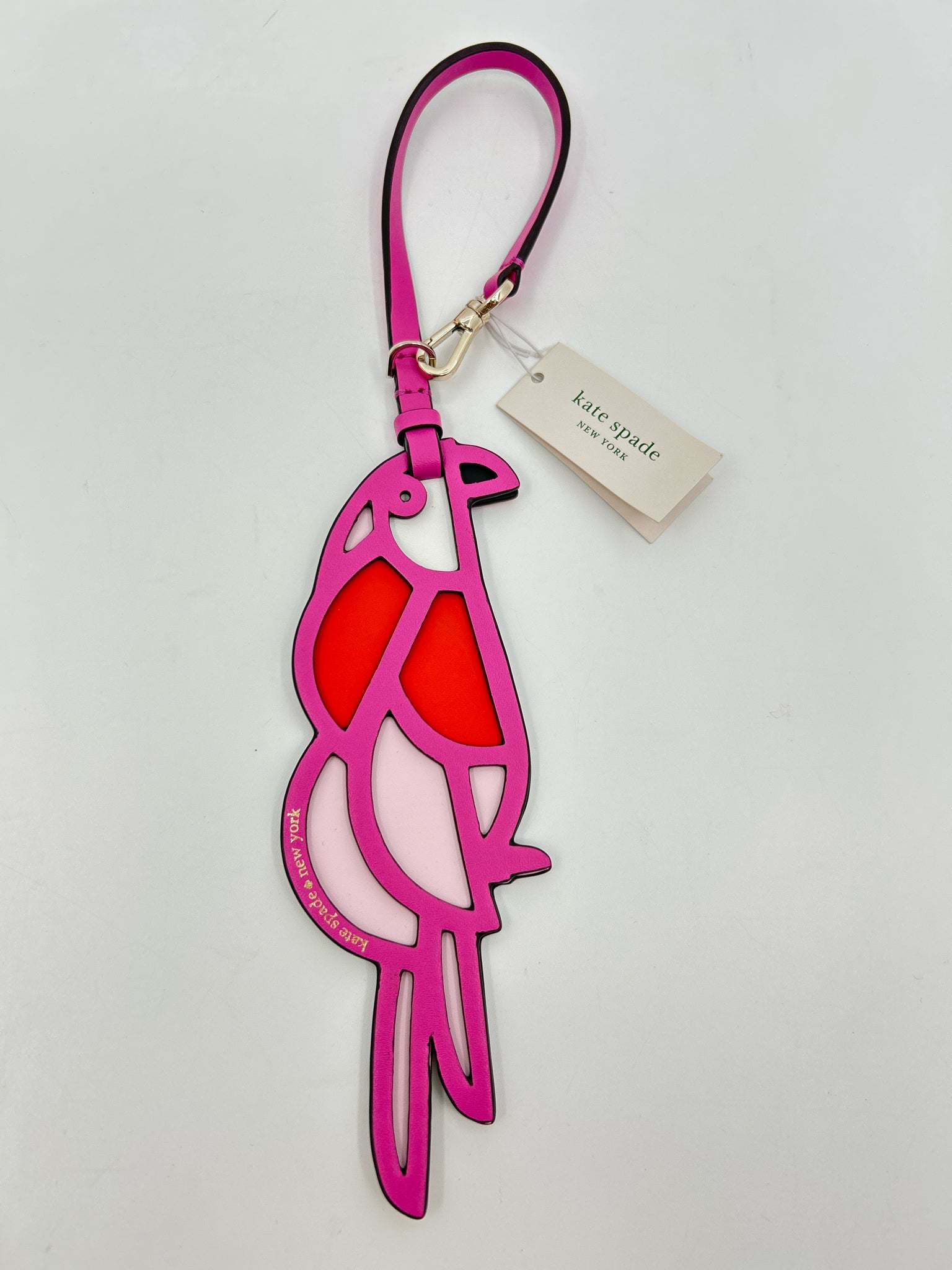 KATE SPADE Pink and Orange Key Chain