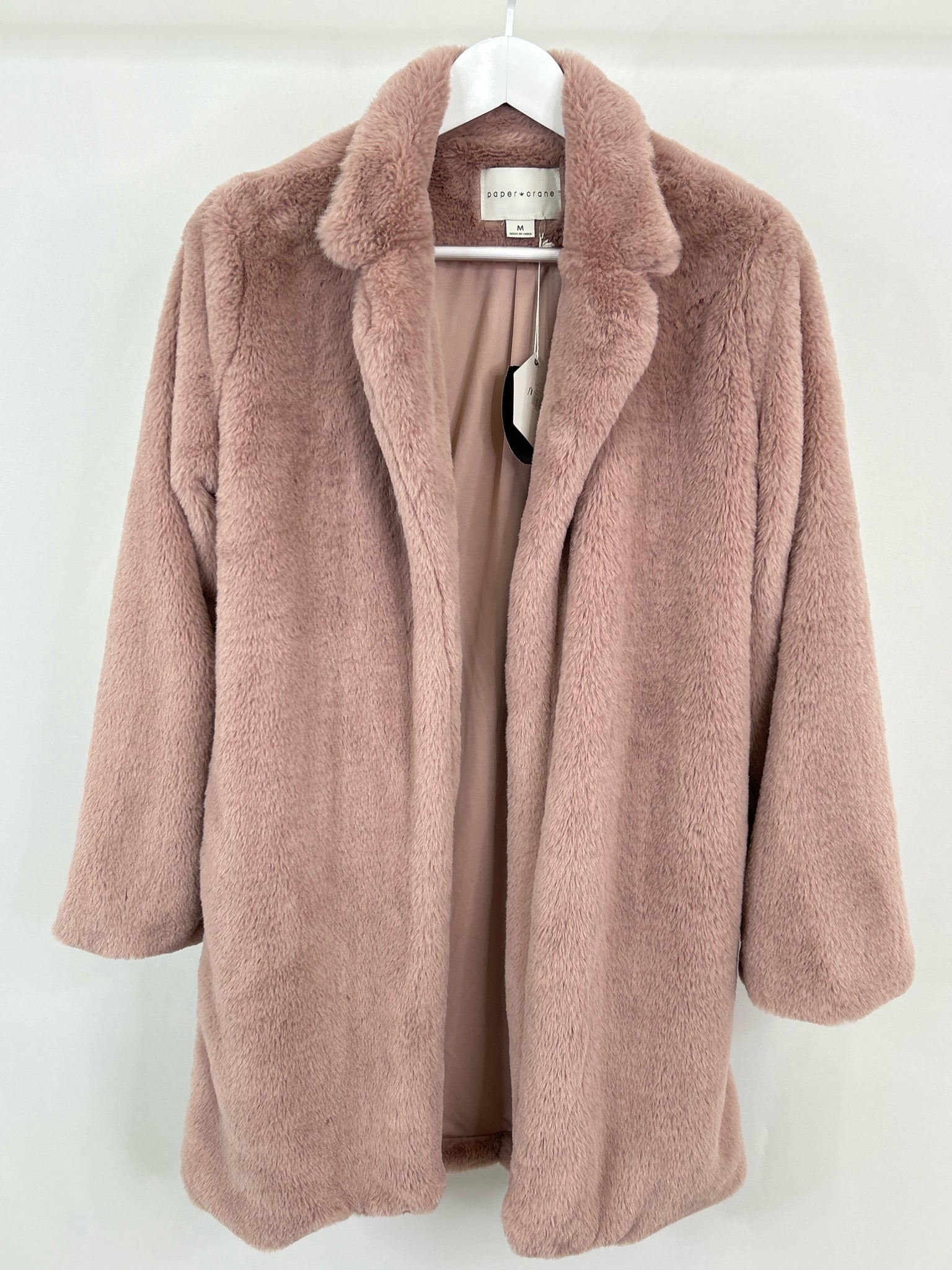 PAPER CRANE Size M Pink Women Coat