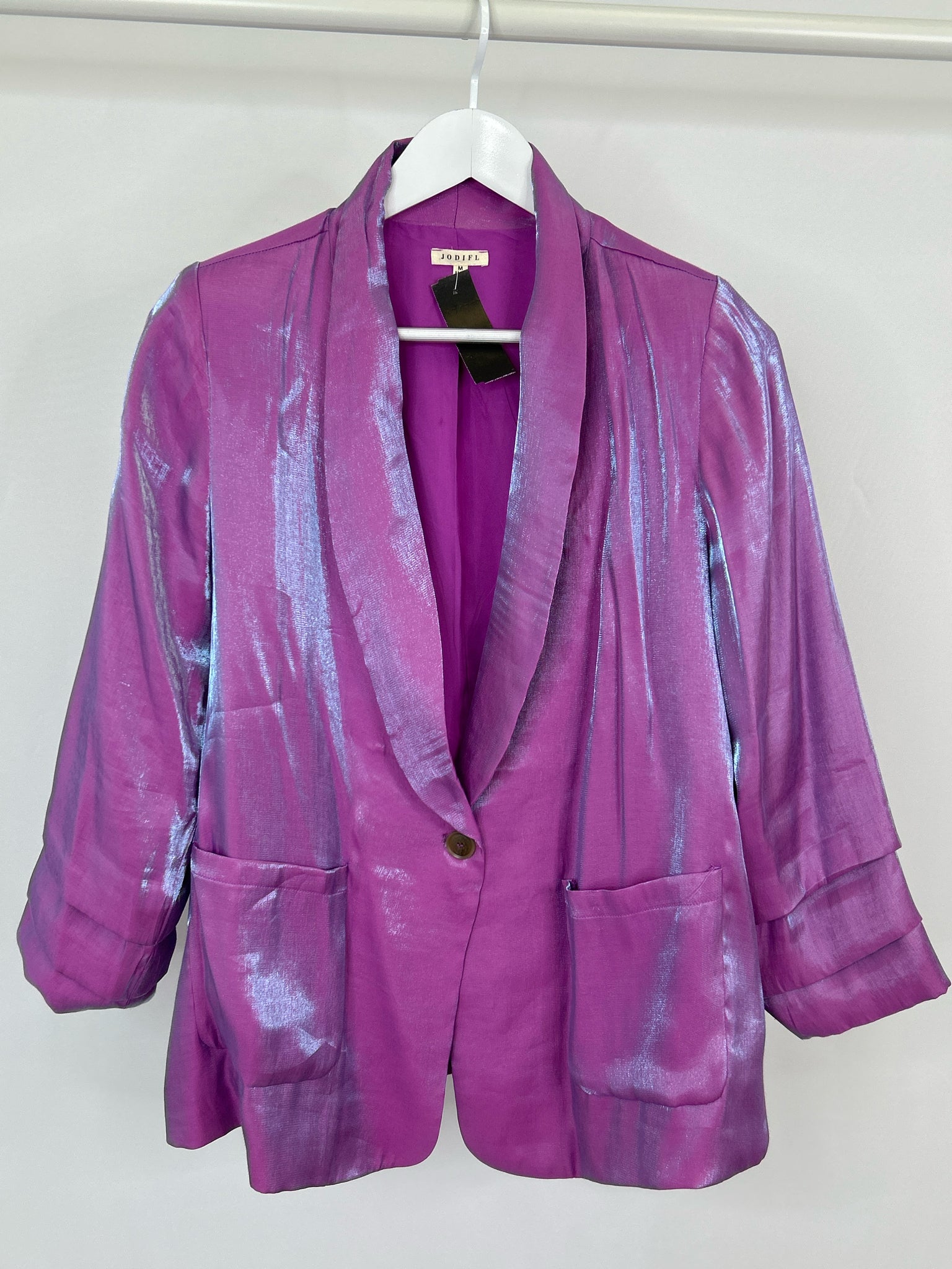 JODIFL Size M Purple Women Blazer