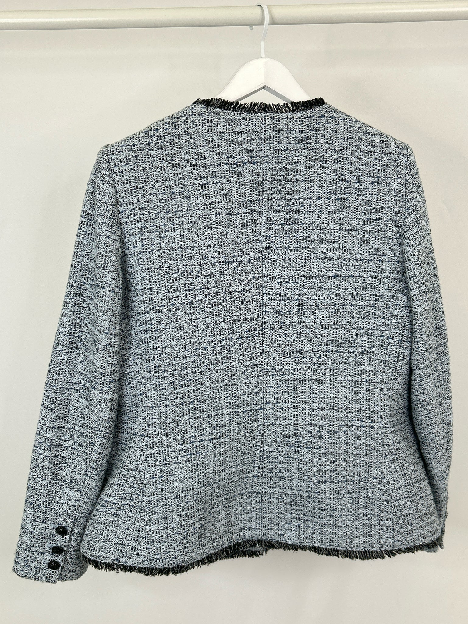 KARL LAGERFELD Size 16 blue and black Women Blazer