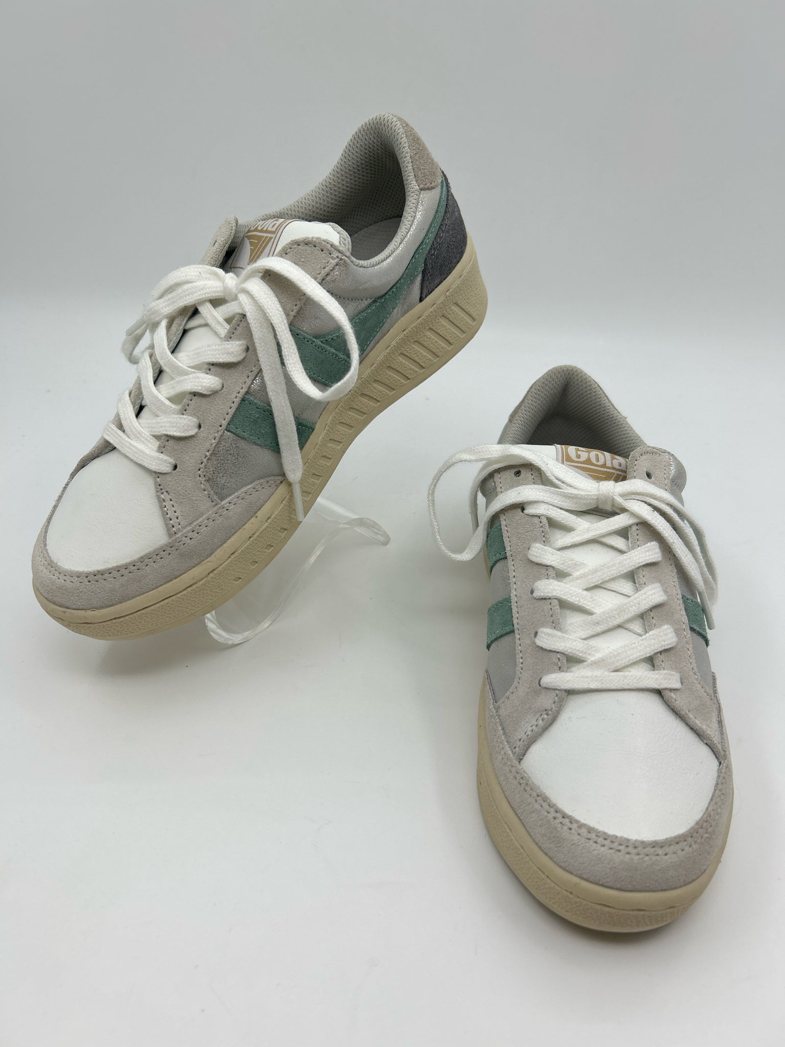 GOLA Size 6 Grey and Silver Women Sneakers