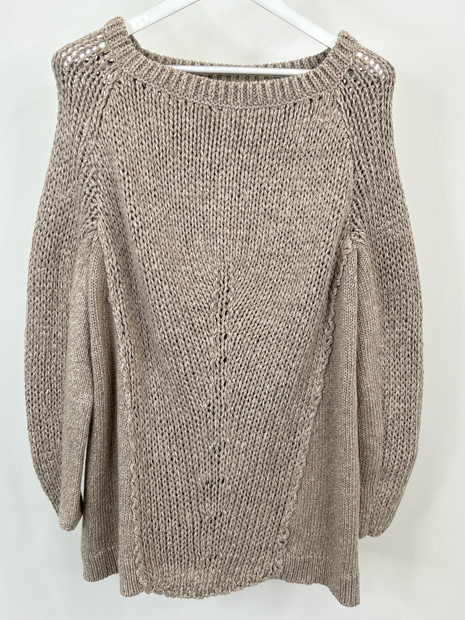 PERUVIAN CONNECTION Size XL Brown Women Sweater
