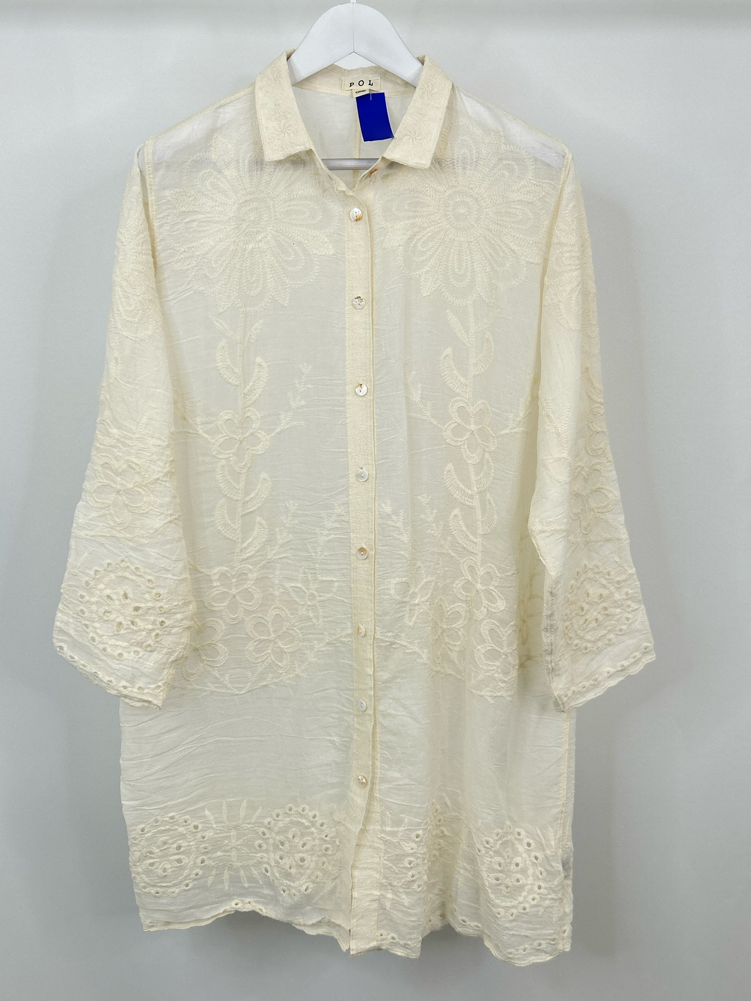 POL Size One Size Ivory Women Shirt