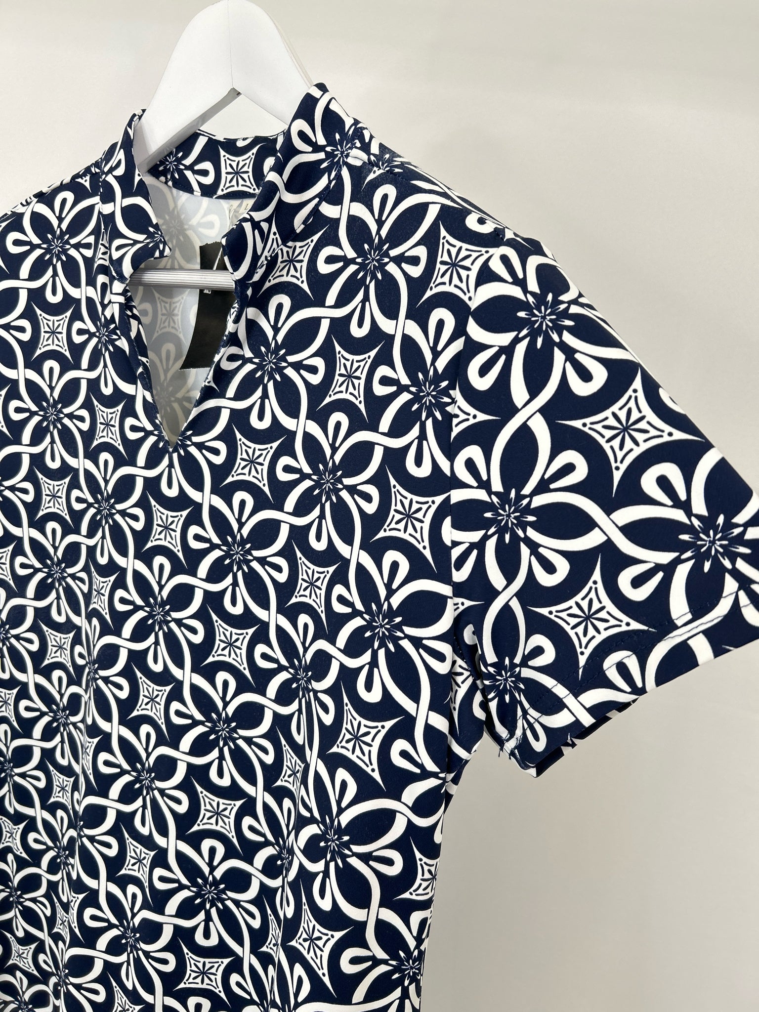 LULU B Size L NAVY AND WHITE Women Dress