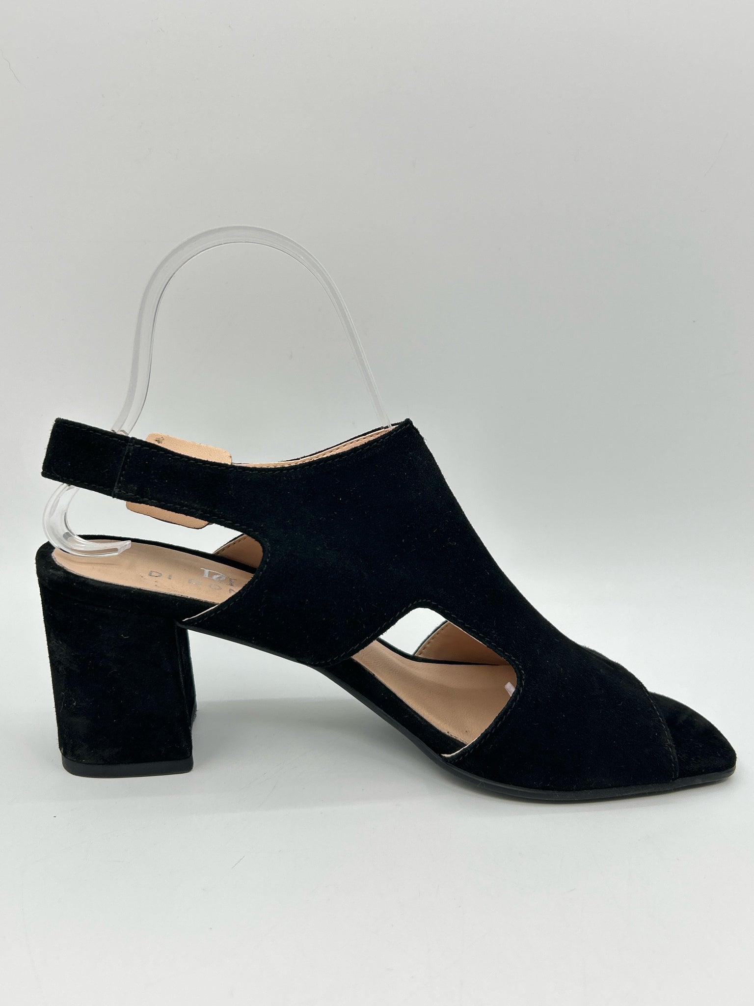 DI DONNA Size 39/8 Black Women Sandal