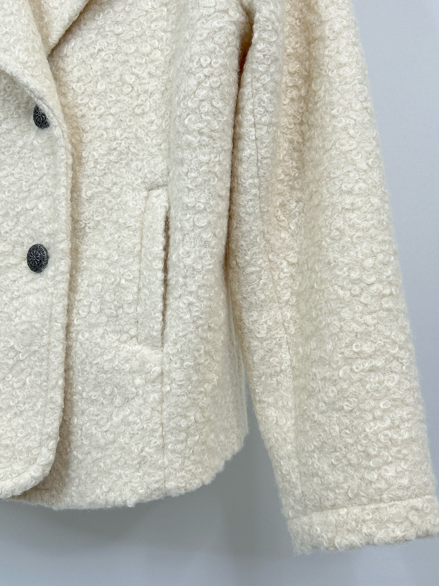 CUPIO Size XL White Women Coat