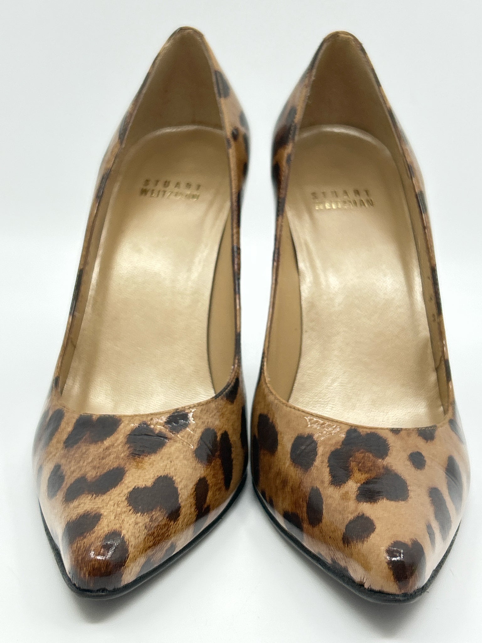 STUART WEITZMAN Size 7.5M BEIGE AND BROWN Women Pumps