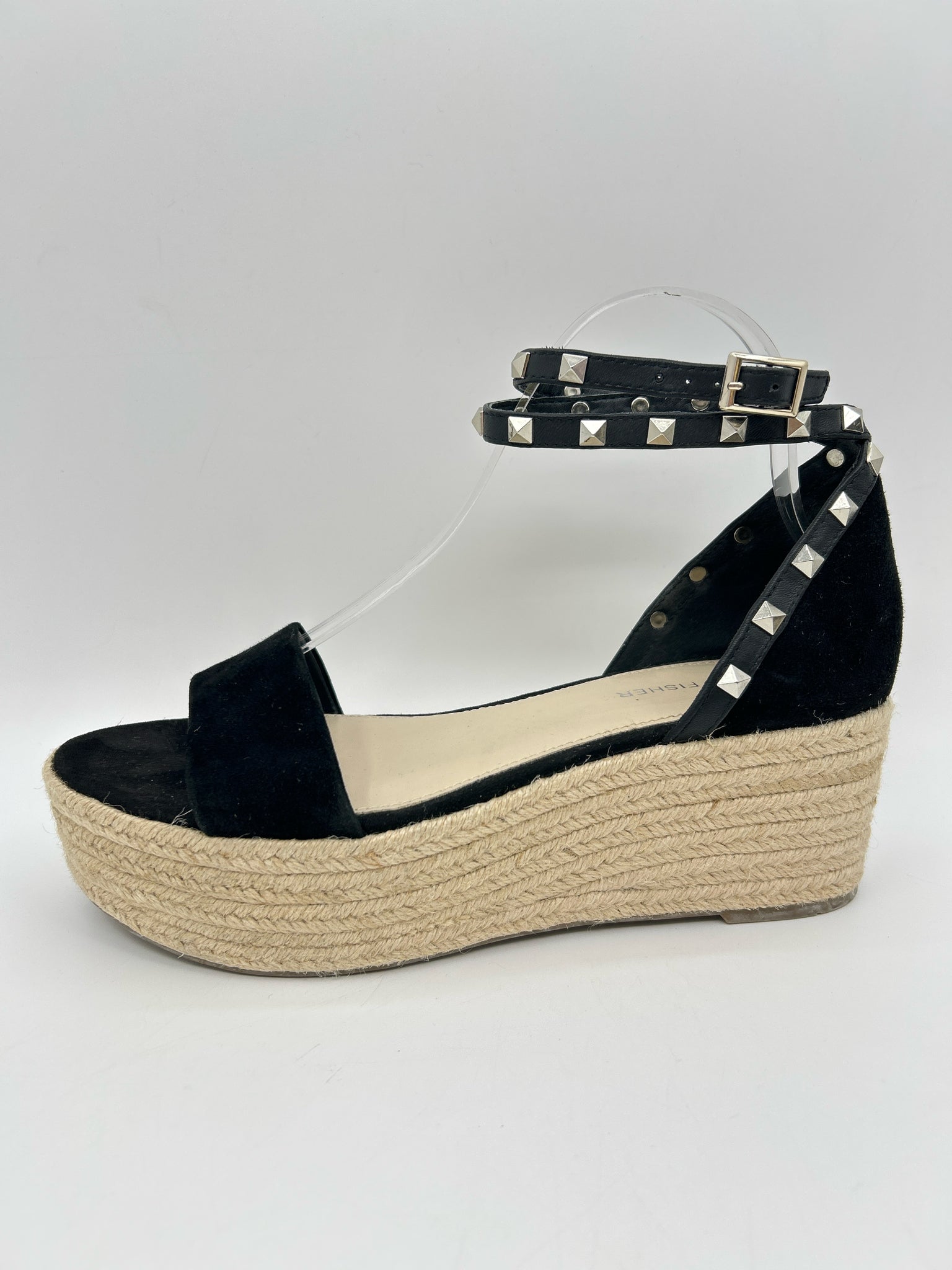 MARC FISHER Size 9M Black Women Sandal