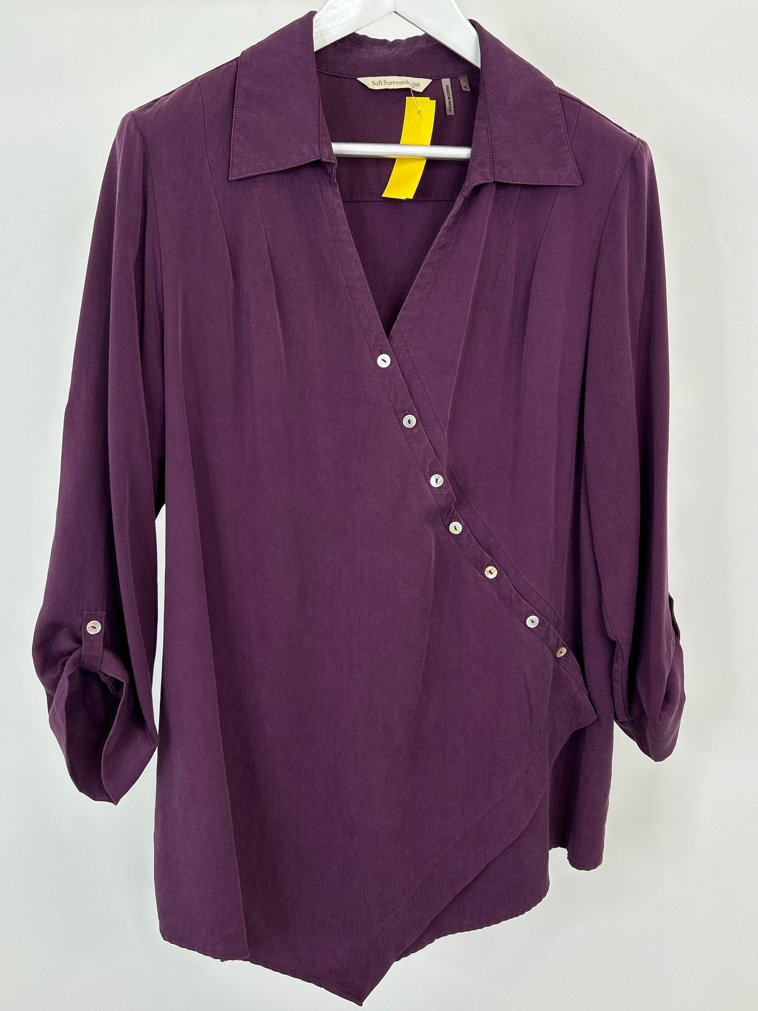 SOFT SURROUNDINGS Size XL Purple Women Tunic