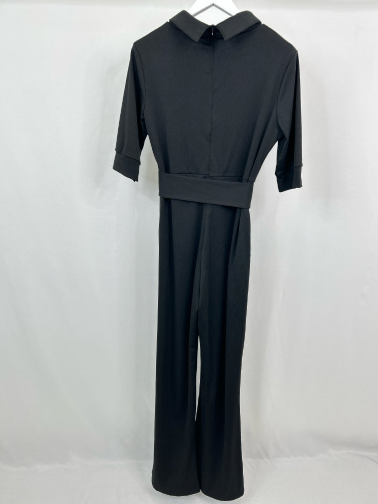 Luna Tuccini Women Size 2X Black Jumpsuit