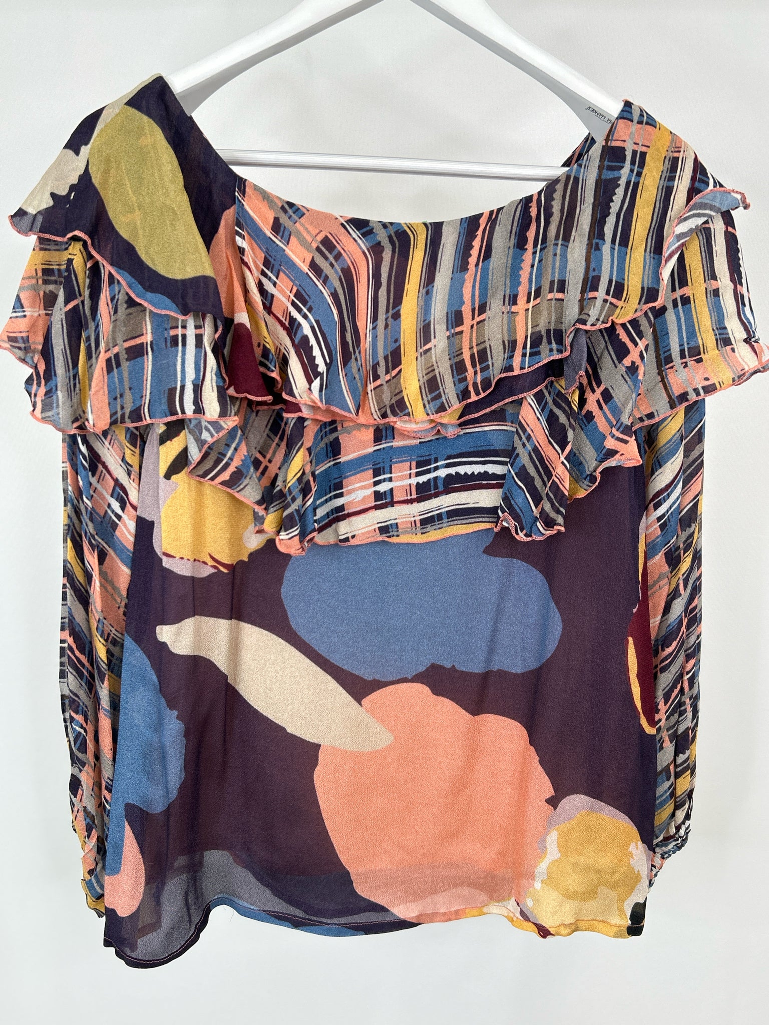 BL^NK LONDON Size S Pink and Blue Women Top