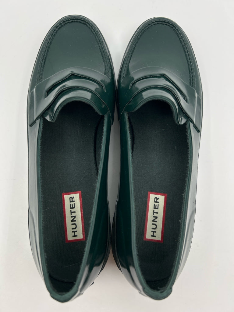 HUNTER Size 9 Pine Green Women's Loafer