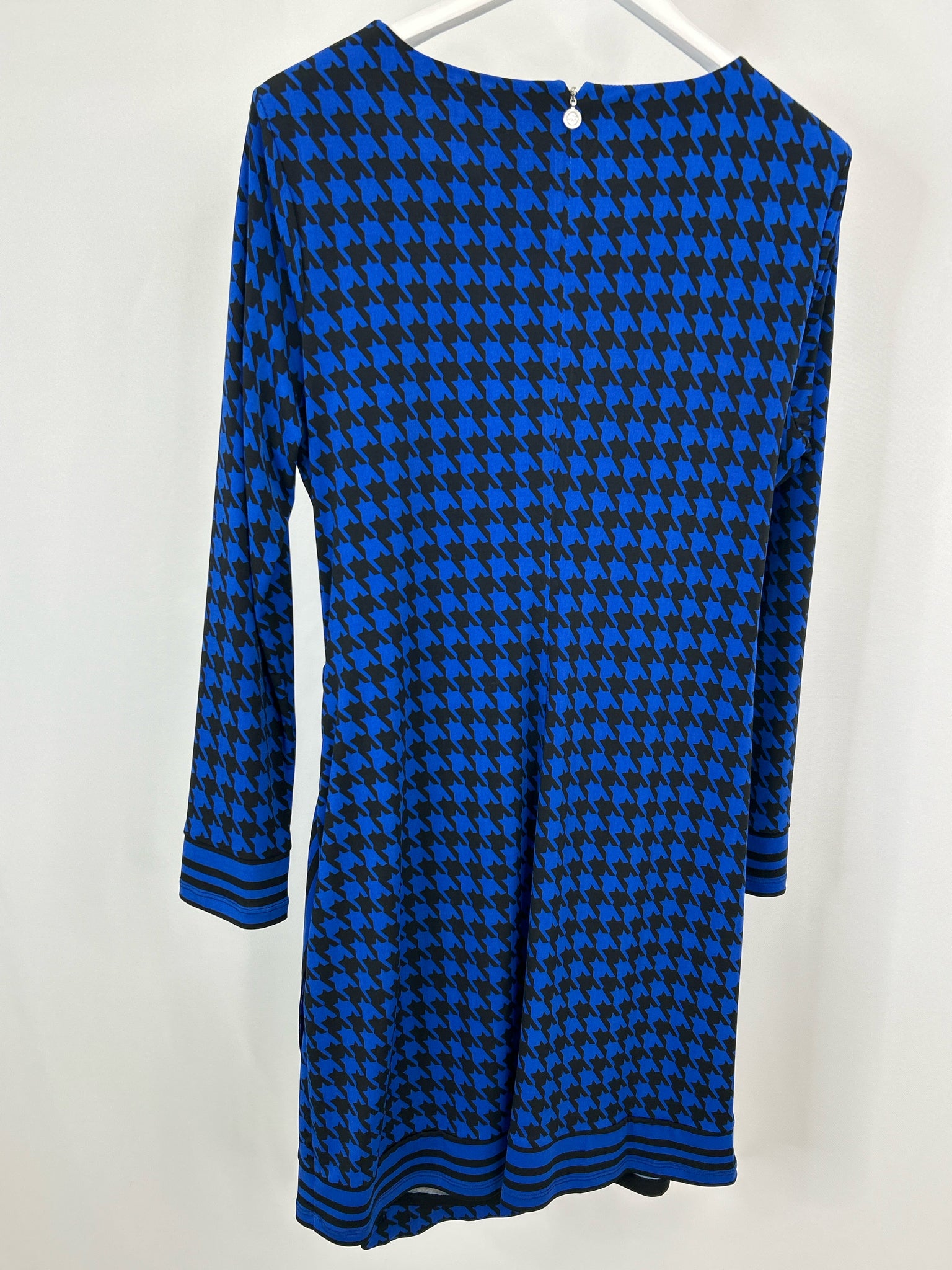 MICHAEL MICHAEL KORS Size XL ROYAL BLUE AND BLACK Women Dress
