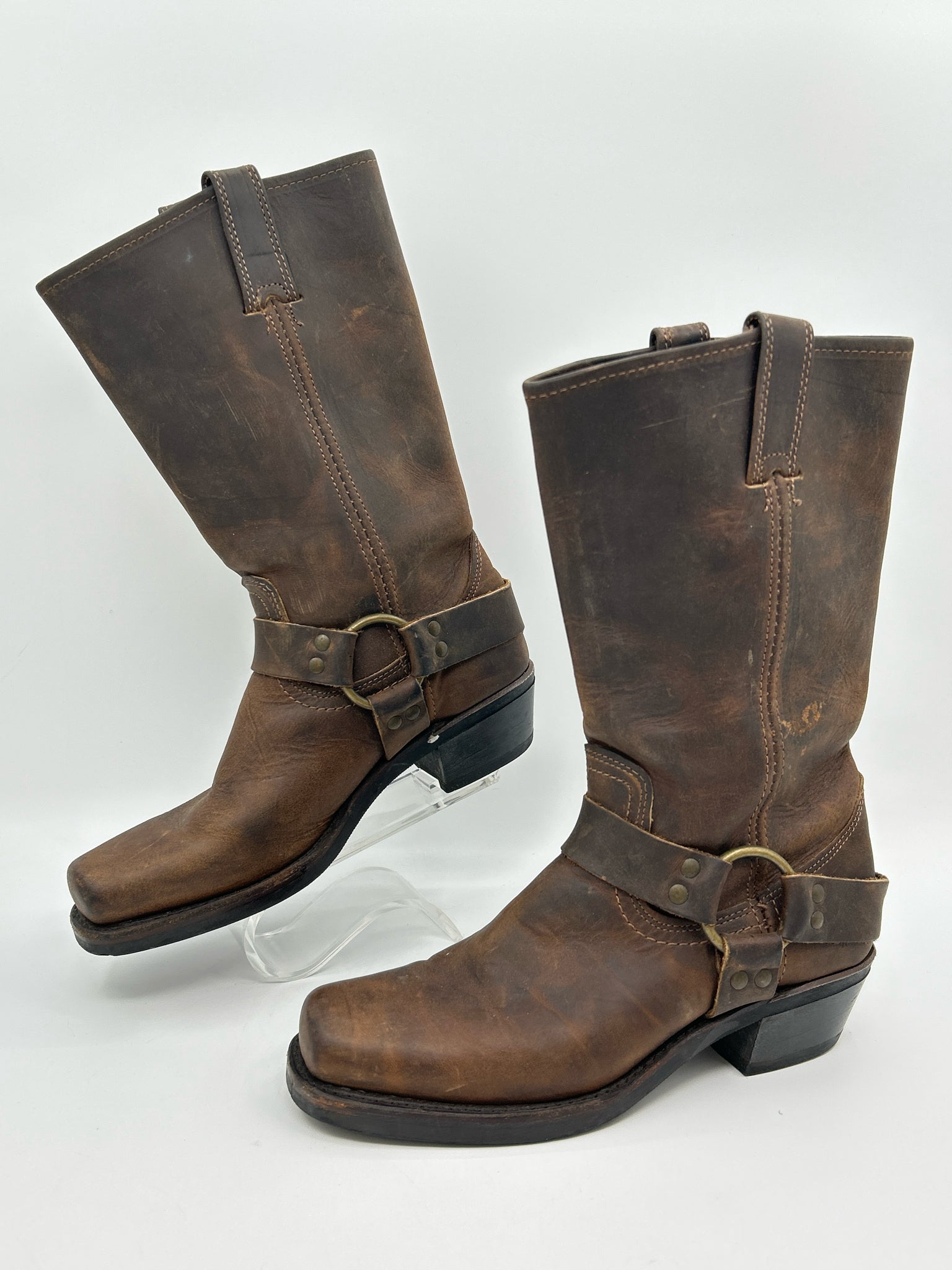 FRYE Size 8M DARK BROWN Women Boots