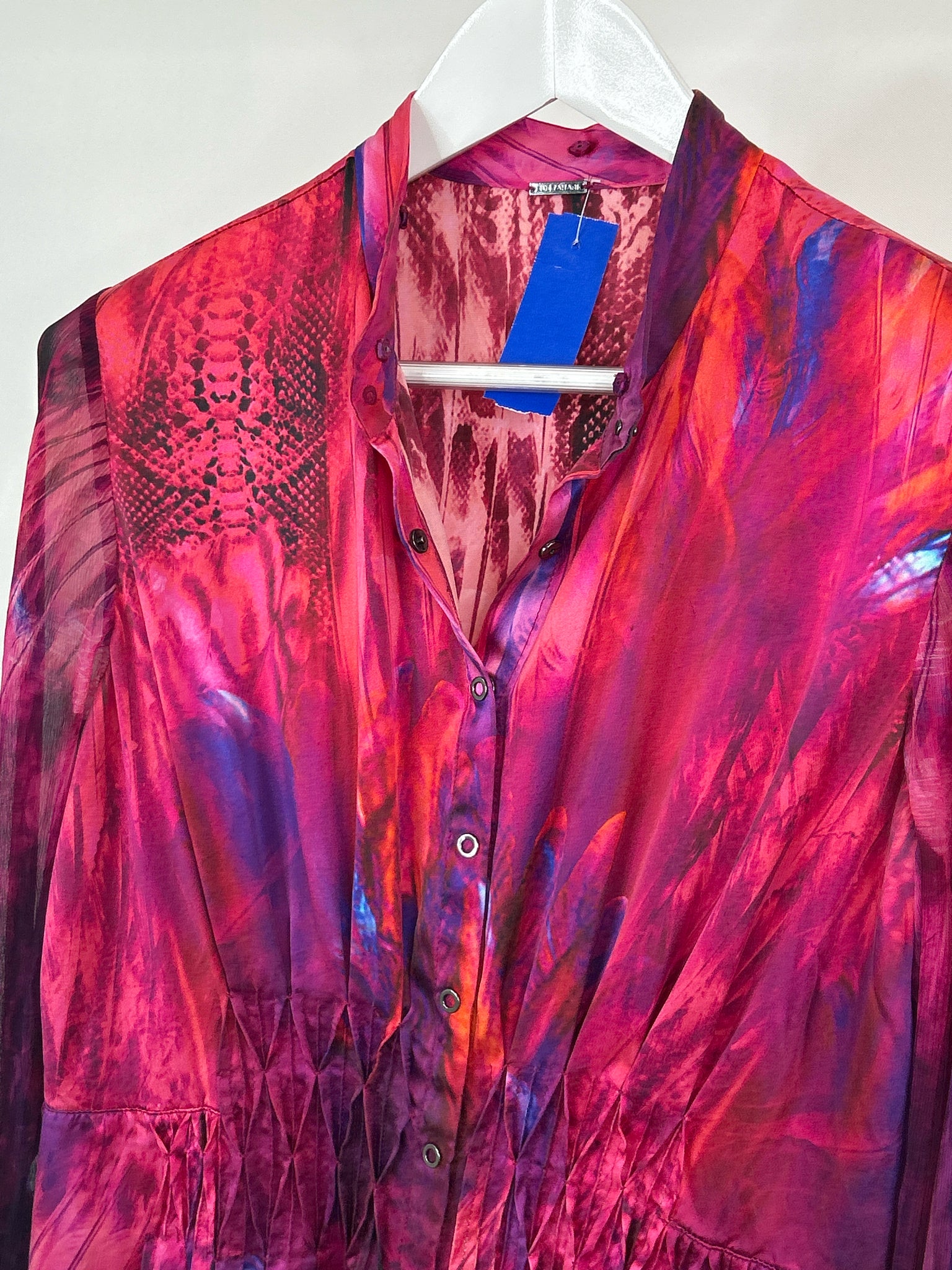 ELIE TAHARI Size M Fuschia and Orange Women's Dress