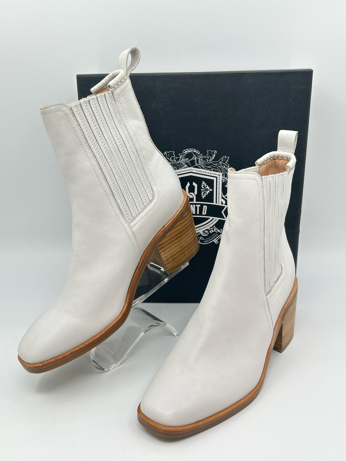 Silent D Size 38 WINTER WHITE Women Booties