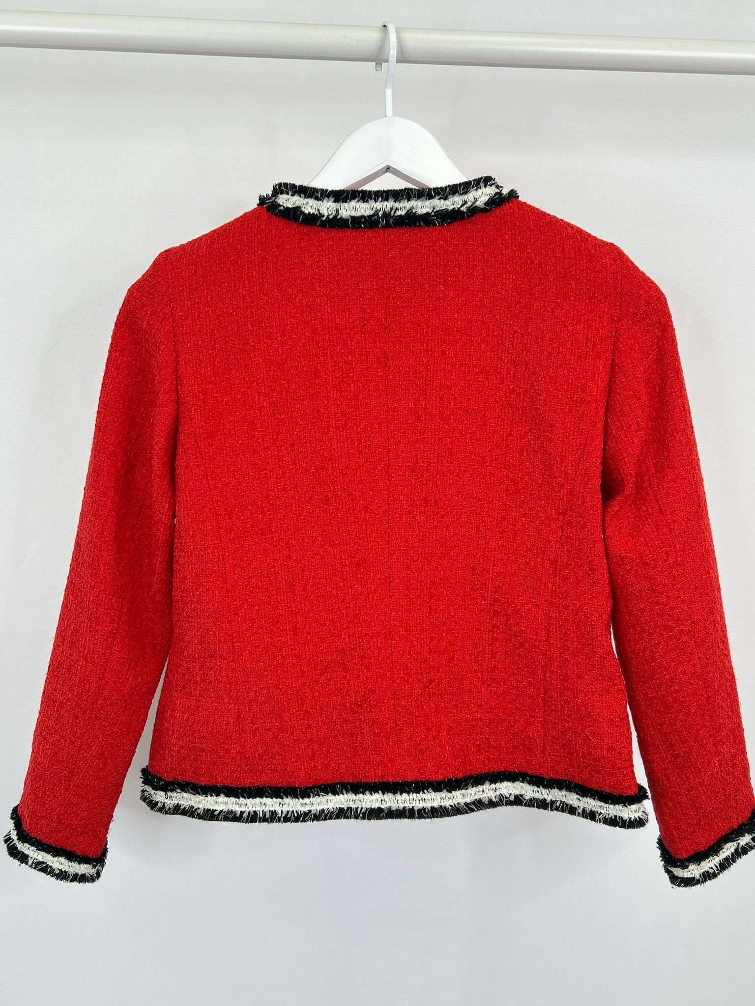 TALBOTS Size 2P Red and Black Women Jacket