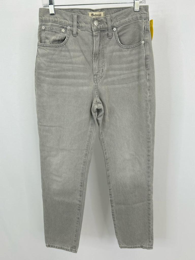 MADEWELL Women Size 27/4 GREY DENIM jeans