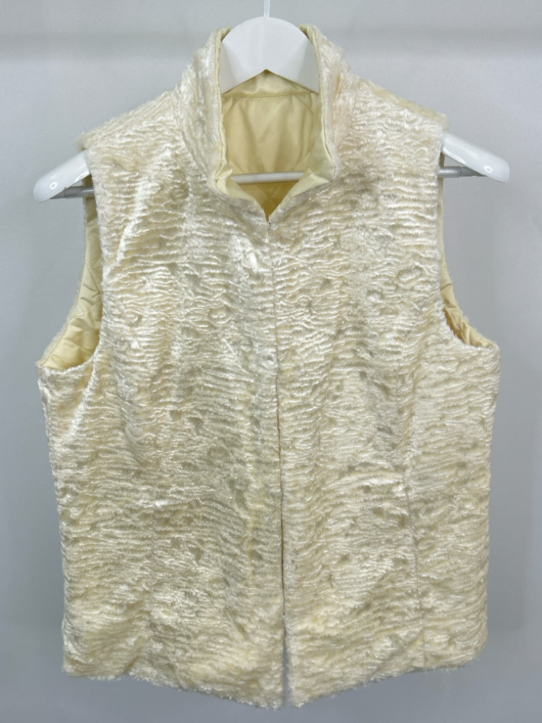 Lauren Ralph Lauren Women Size L Cream Vest