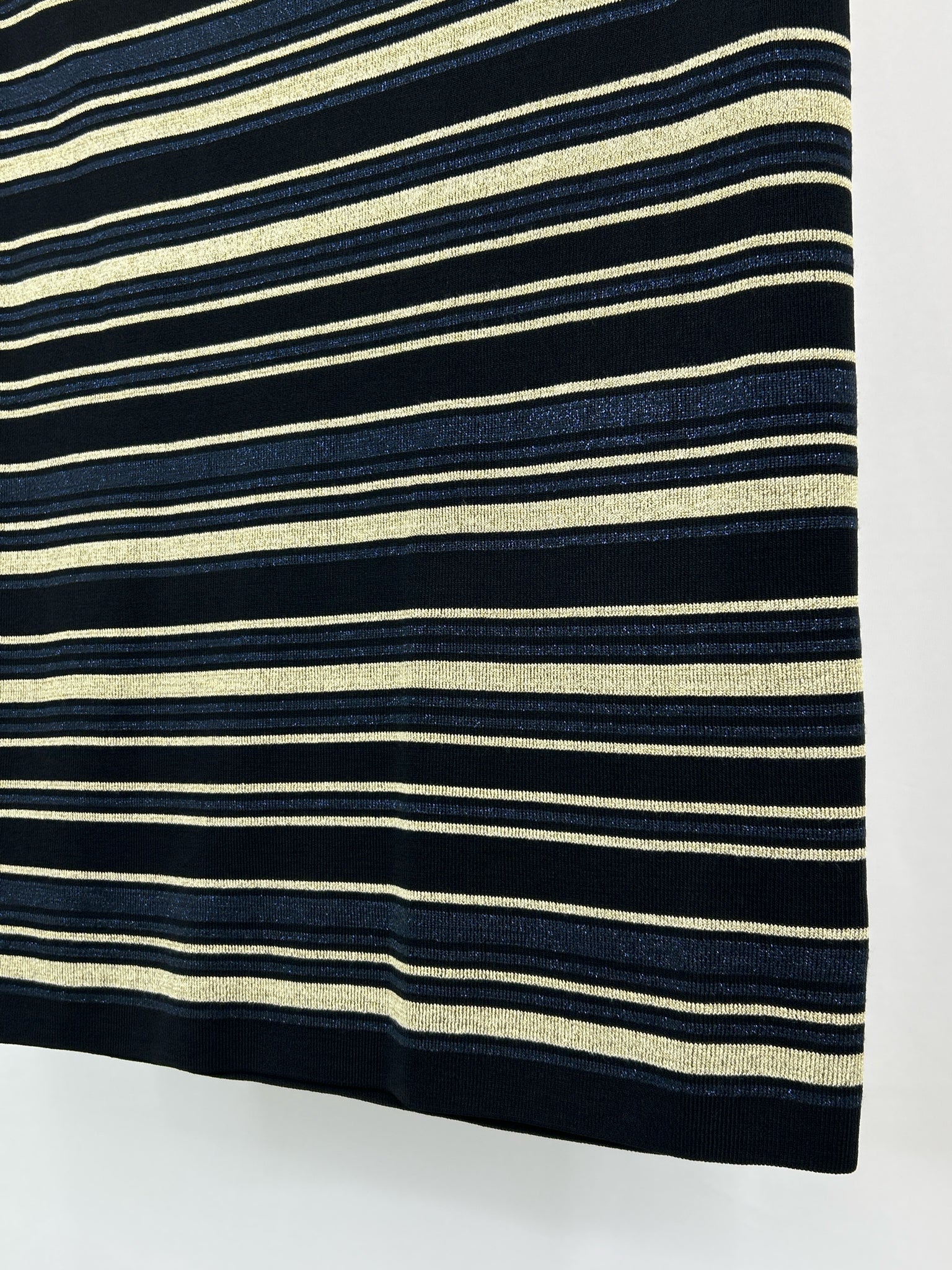Rachel Rachel Roy Size 2X Navy Striped Women Skirt NWT
