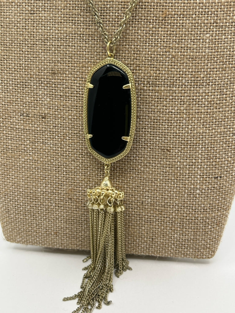 KENDRA SCOTT GOLD AND BLACK Necklace