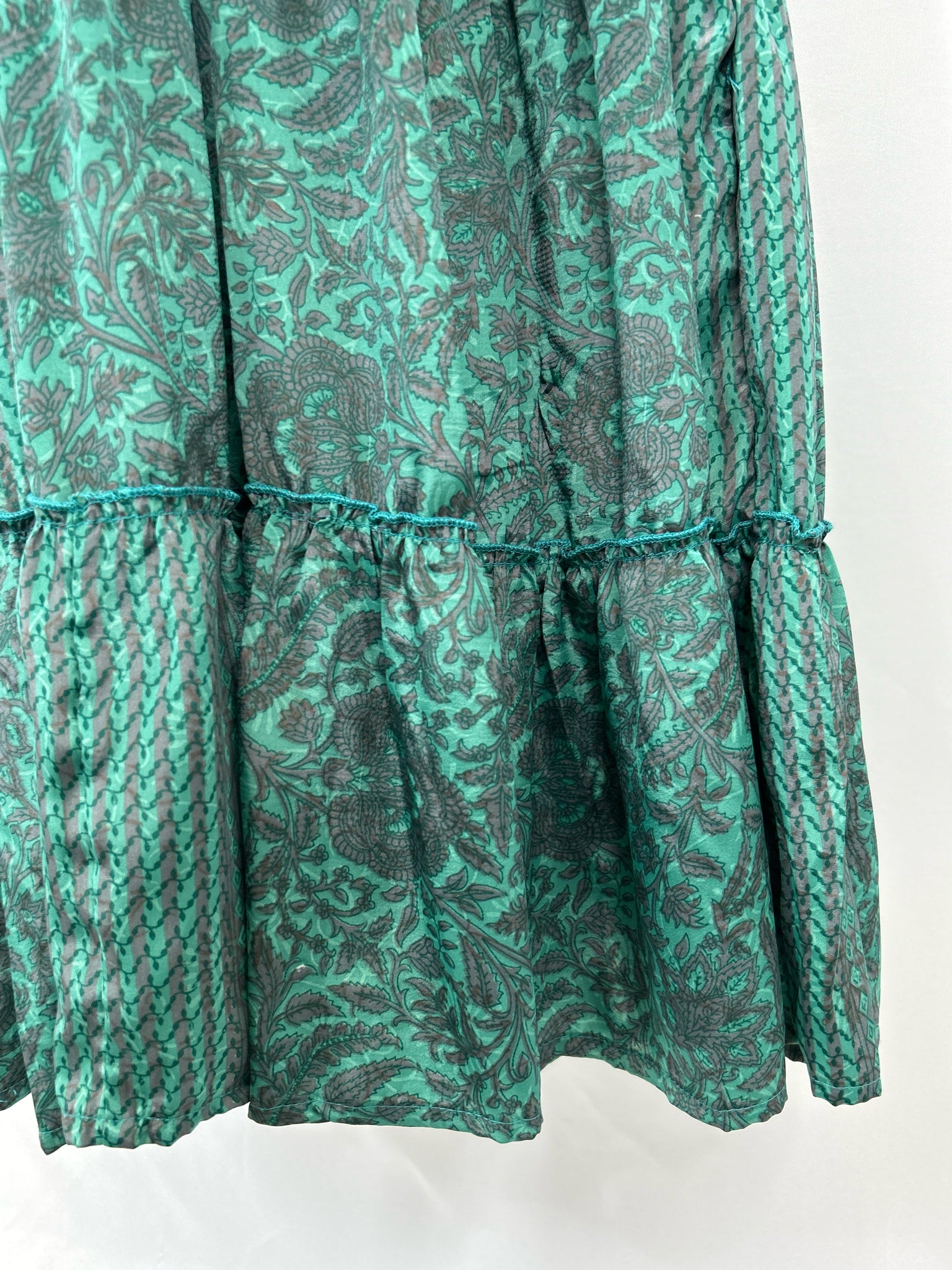 Perry Walker Size S Teal and Taupe Women Dress