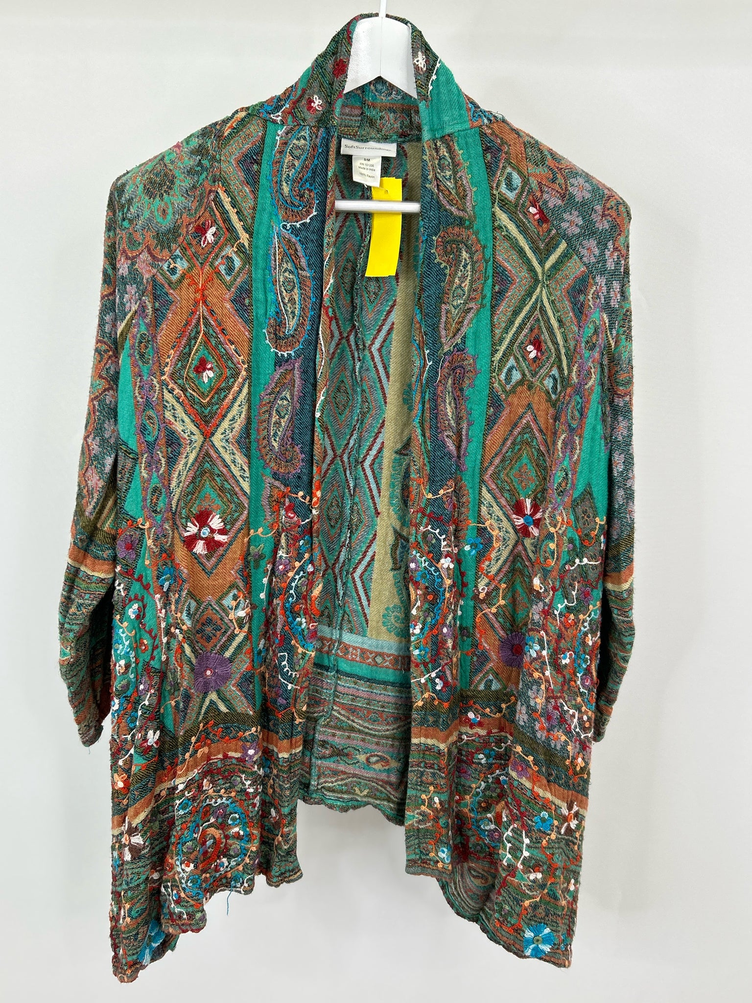 SOFT SURROUNDINGS Size S/M Multi-Color Women Cardigan
