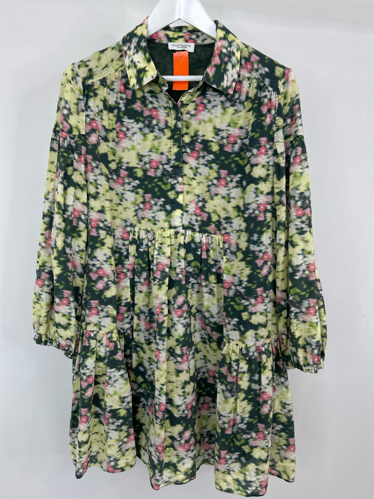 HOFMANN Size 44 Green Print Women Dress