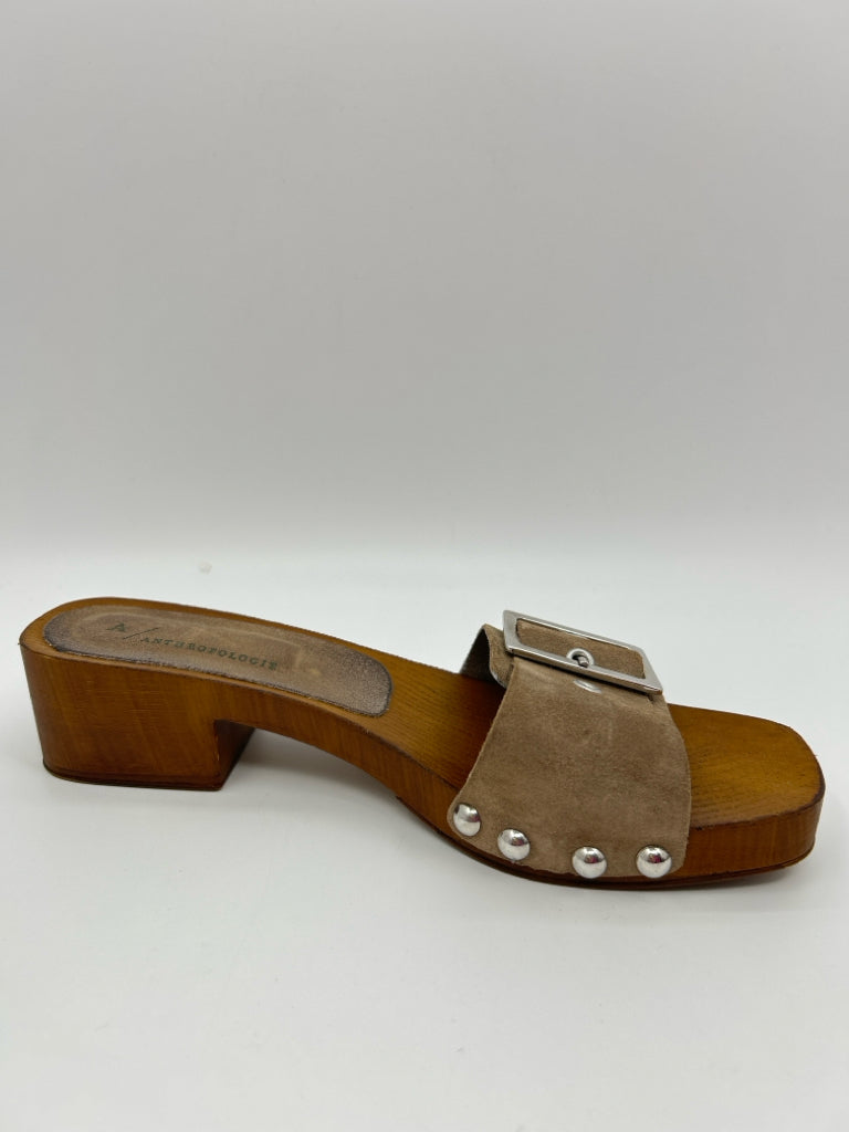 ANTHROPOLOGIE Women Size 40 Taupe Sandal