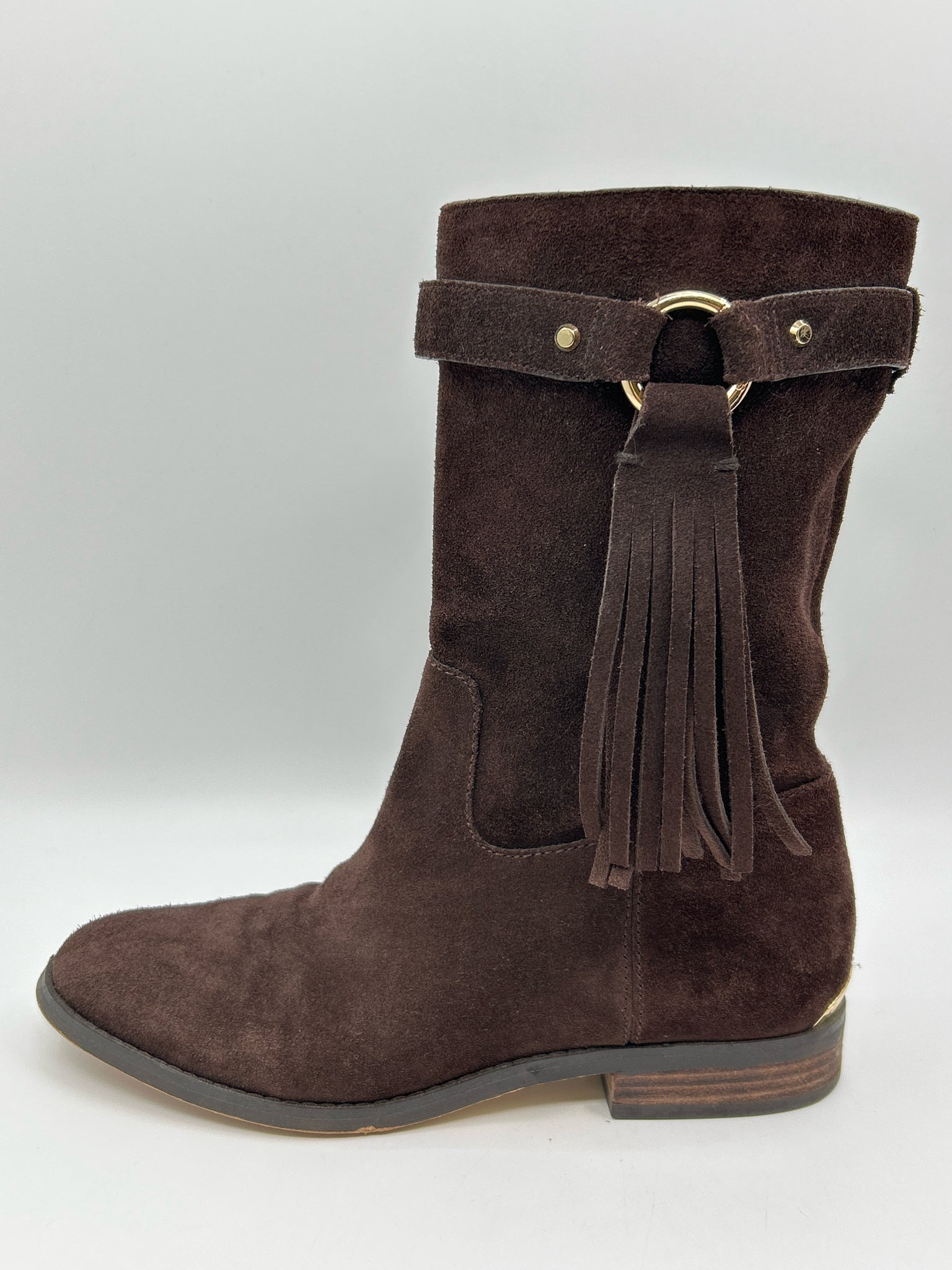 MICHAEL KORS Size 7.5M Brown Women Booties